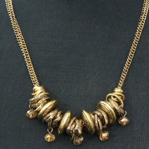 NWT Antique Rings and Beaded Necklace